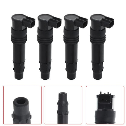 Set of 4 Ignition Coils for Suzuki GSX-R1000 (2001–2008)