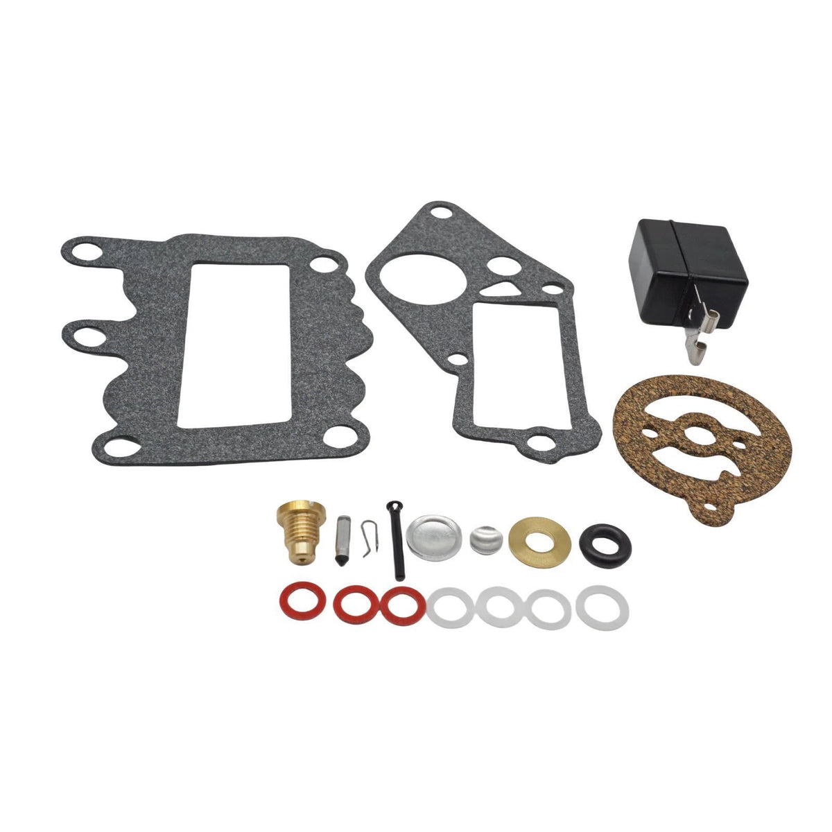 For Johnson Evinrude 9.5 HP BRP OMC SysteMatched Carburetor Kit 1964 - 1973