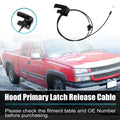 Hood Release Cable Replacement for Chevrolet GMC (1999–2007)