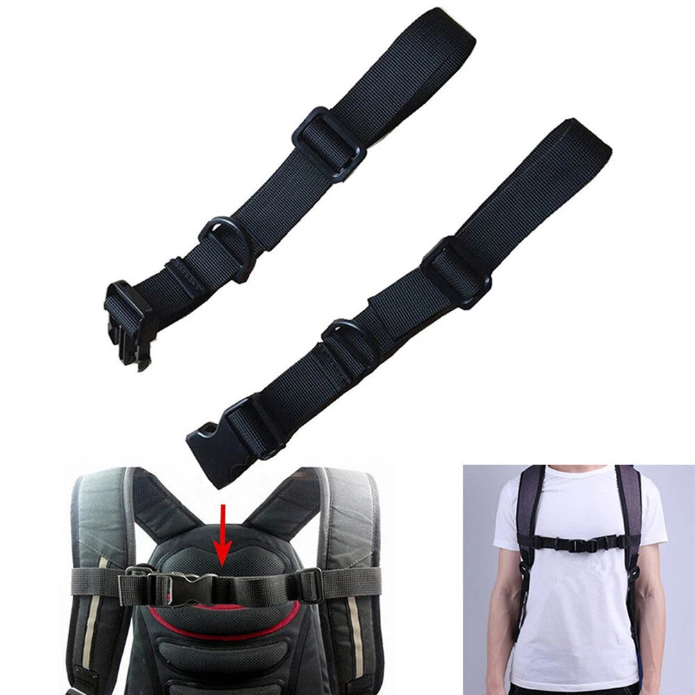 Webbing Buckle Clip Strap for Backpack Bag Harness (Universal Fit)