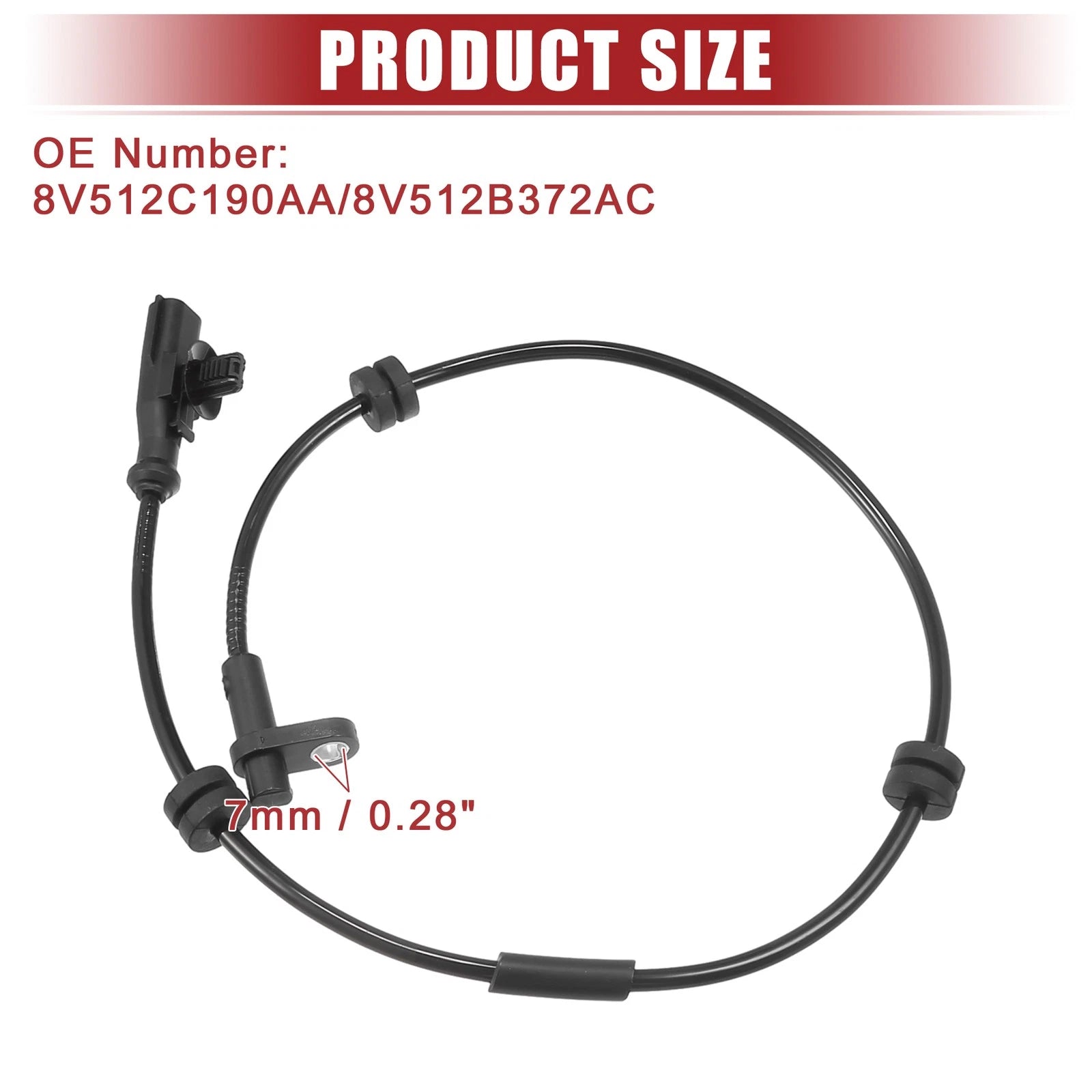 Rear Left ABS Sensor Replacement for Ford EcoSport 2.0L (2012–2017)