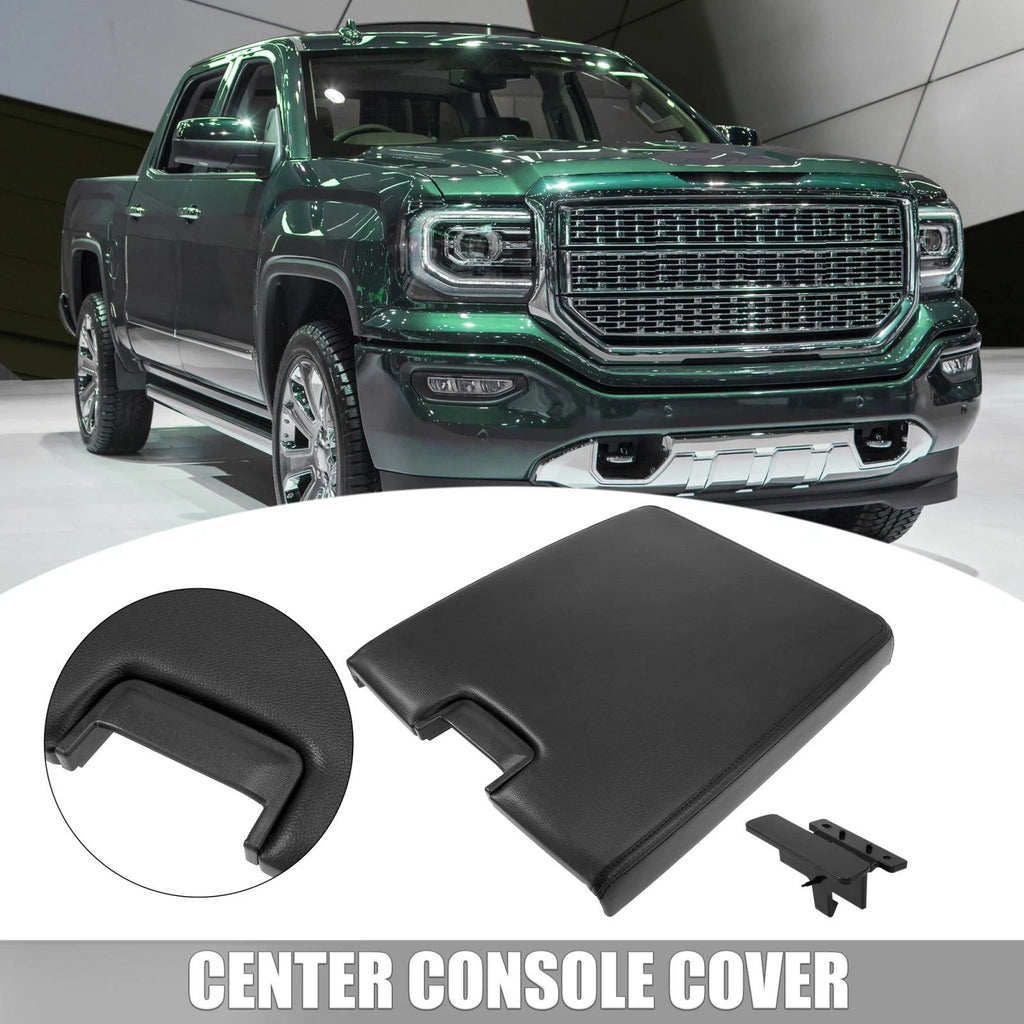 Center Console Cover Black Replacement for Chevrolet Silverado 1500 (2007–2013)