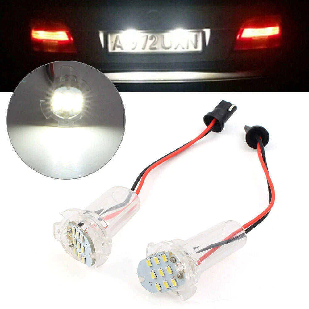 2X 9-LED License Plate Light for Toyota Corolla Alphard Atis IST