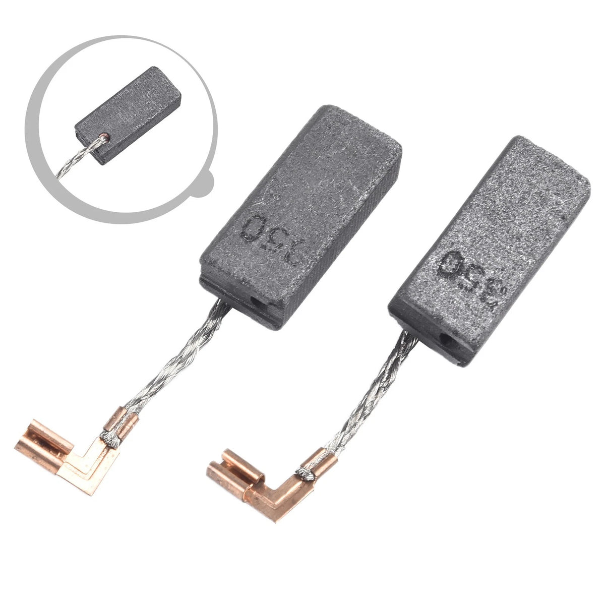 2X Carbon Brushes 6.5x11x25mm for HR4011C HR4001C 3210FC