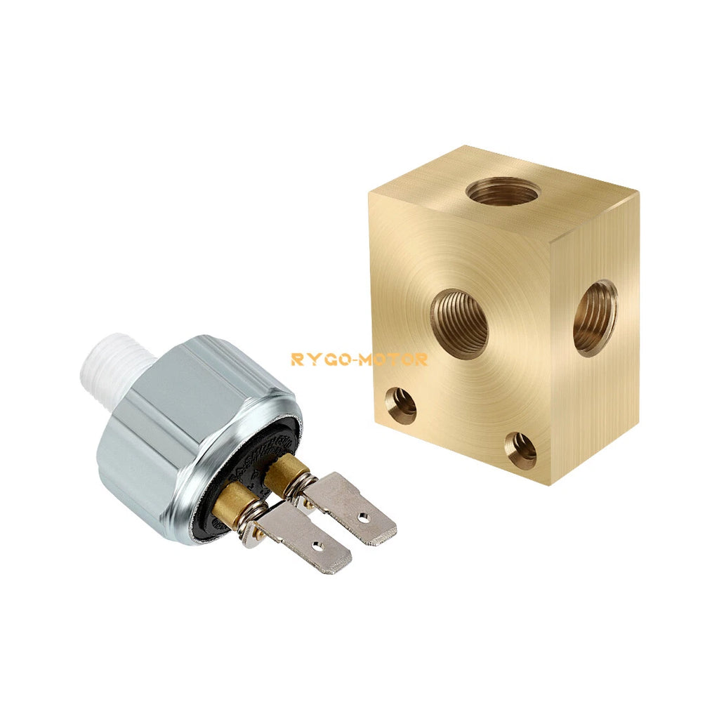 Brake Cross Fitting w/ Stoplight Pressure Switch for Polaris Sportsman (2000–2007)