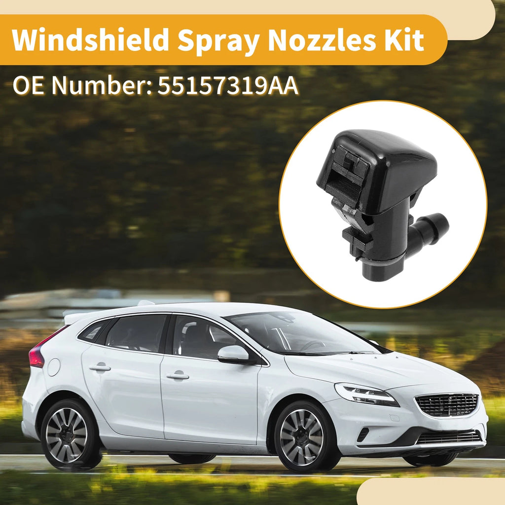 Windshield Washer Nozzle Kit with Hose for Dodge Nitro (2007–2011)