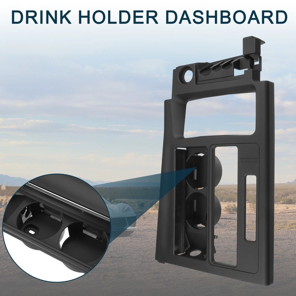 Cup Holder for Chevrolet Corvette Drink Holder Practical Black (1997–2019)