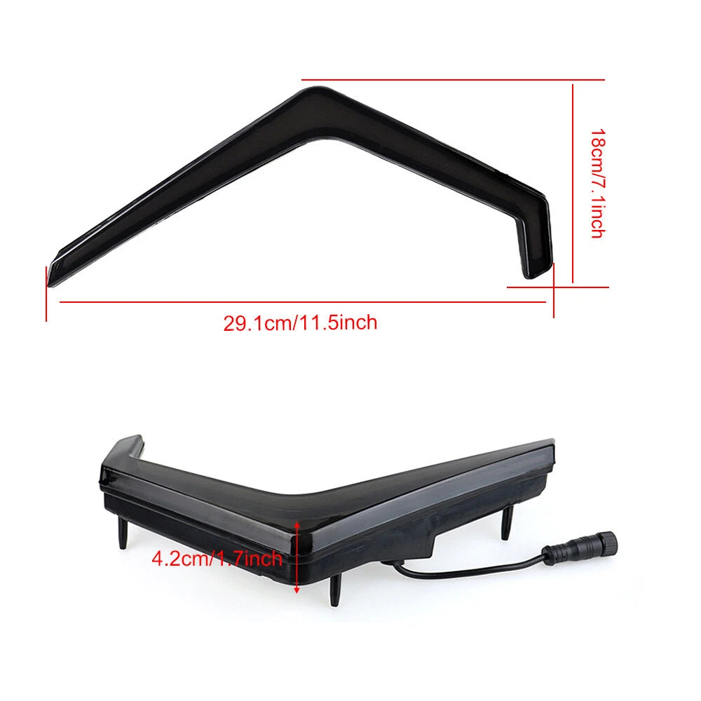 LED RGB Grille Lights Turn Signal Fang Accent for Polaris RZR XP 1000 Turbo (2019–2022)