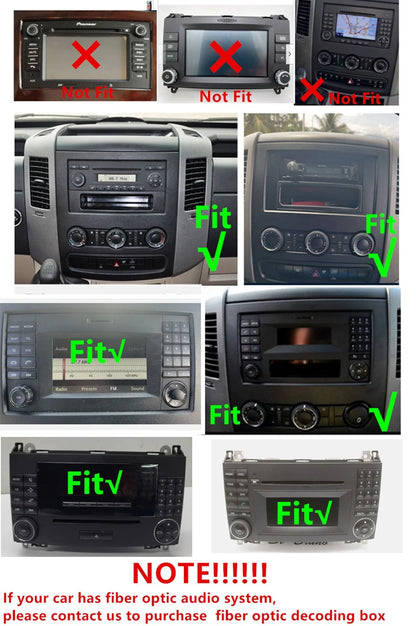10.1'' Car Stereo Radio GPS for Mercedes-Benz Sprinter (2006–2017)