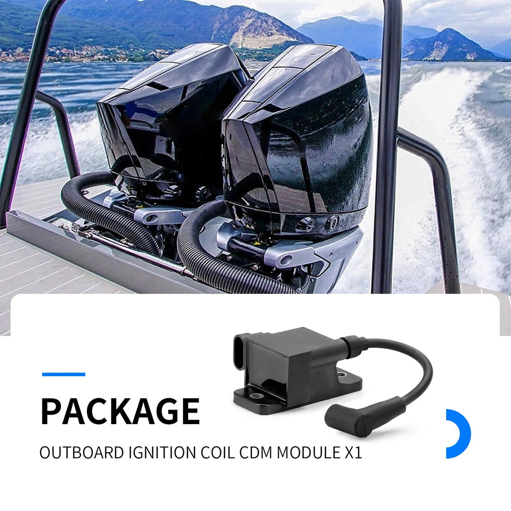 CDM Ignition Coil 4 Pin for Mercury Outboard 30-300HP (827509A10, 114-7509)