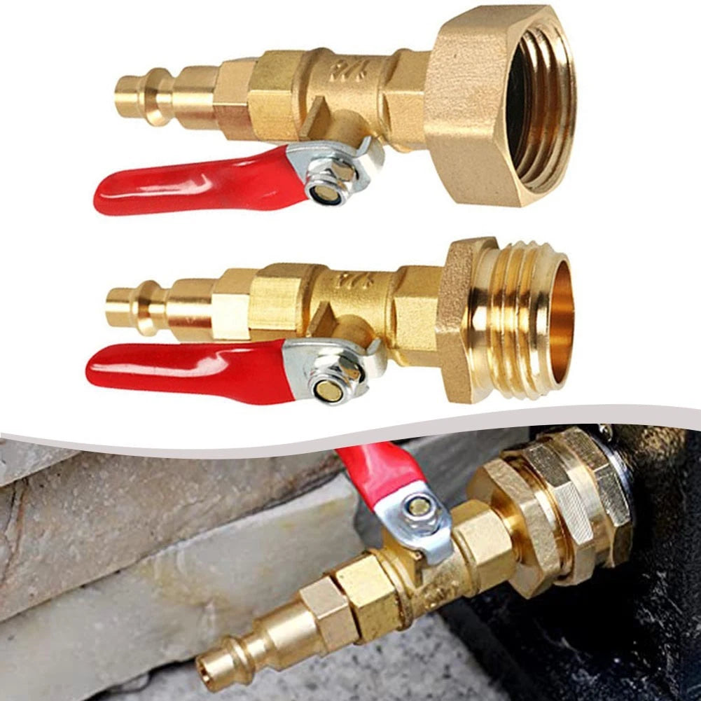 RV Sprinkler System Winter Blow Adapter with Standard Connections