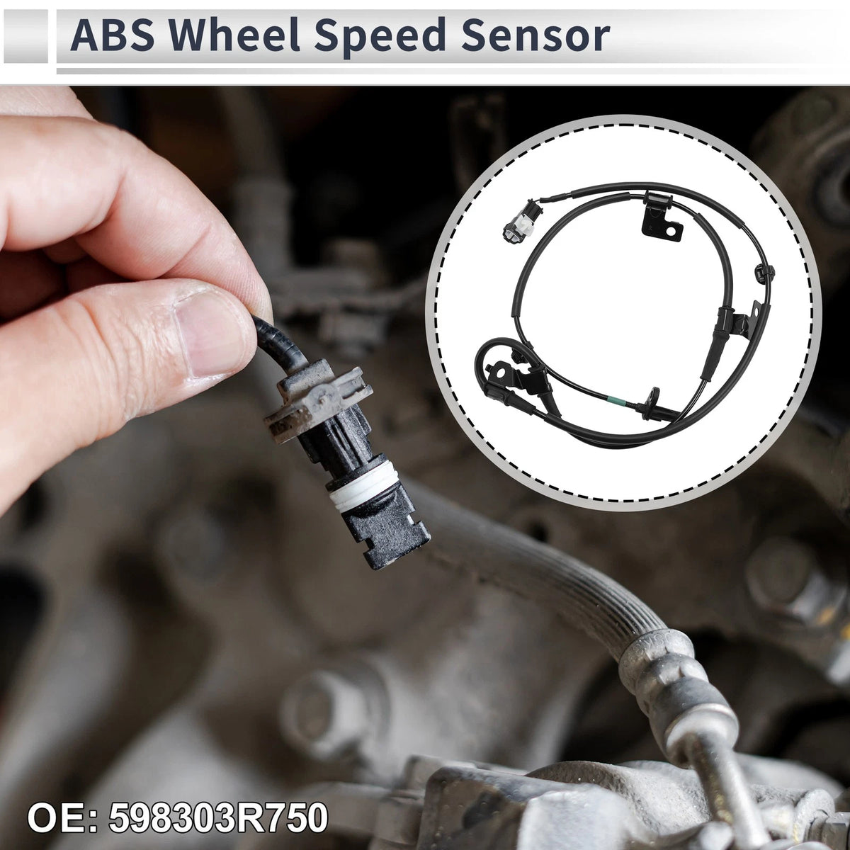 ABS Wheel Speed Sensor No. 598303R750 for Kia Cadenza (2014–2016)