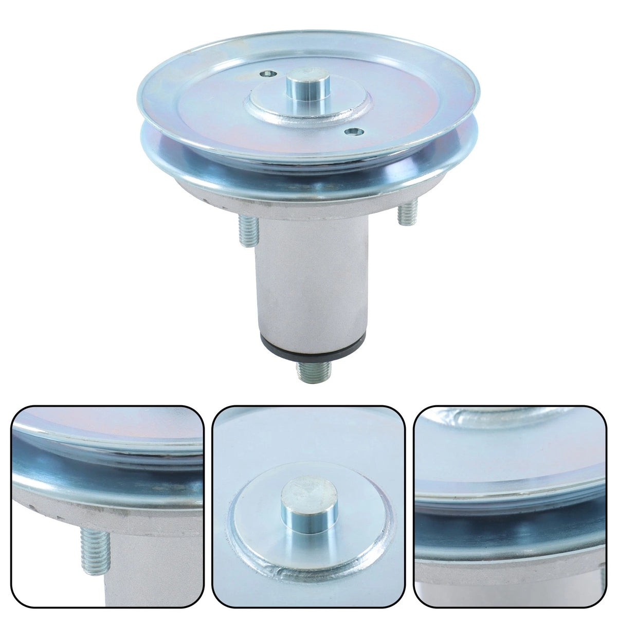 Set of 3 Deck Spindle Assembly w/Pulley for Gravely Ariens (51537200, 51528000)