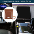 Center Console Panel Sticker for Mercedes-Benz EQE350 2022–2024 Brown 1 Set