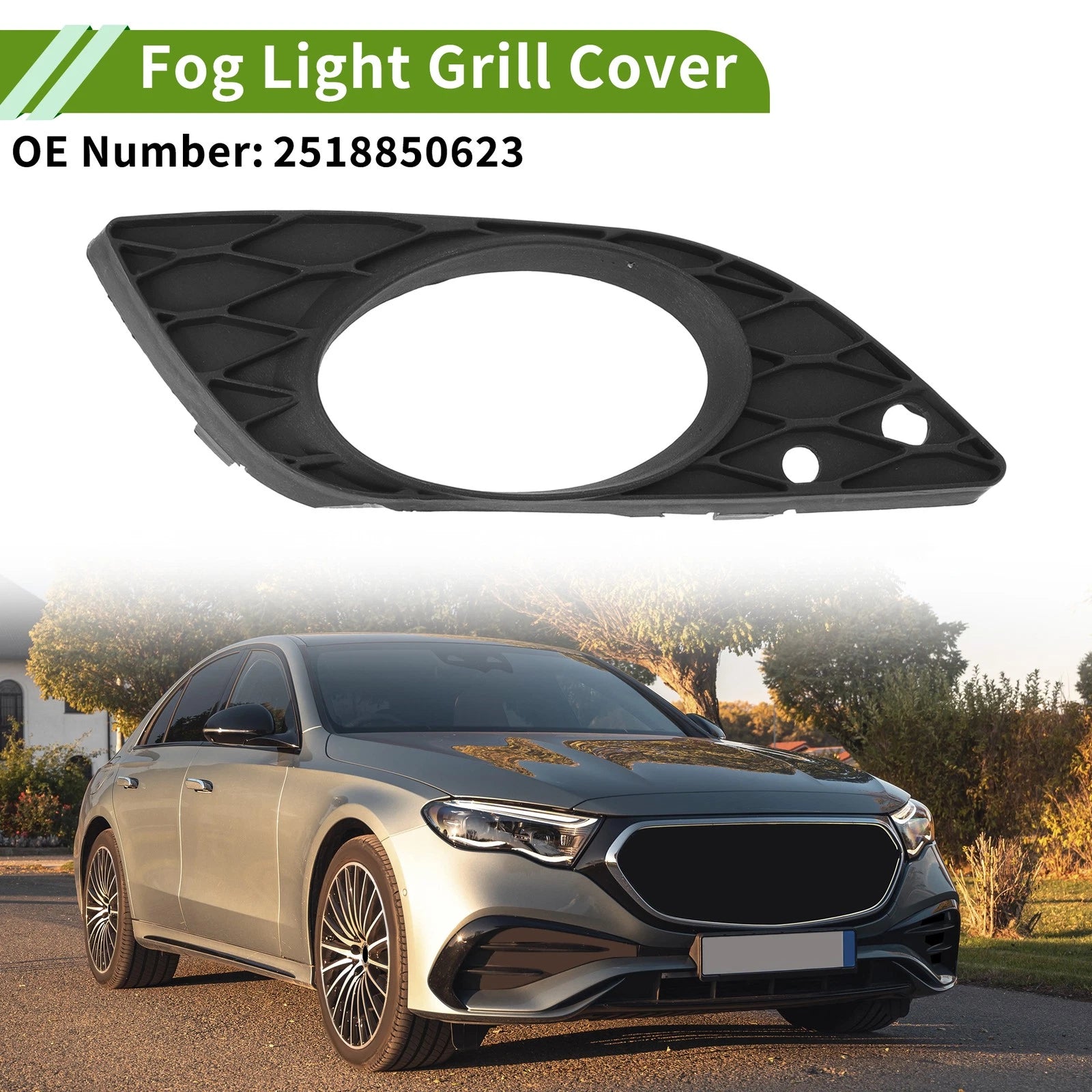 Front Right Fog Light Grill Replacement for Mercedes-Benz R350 (2006–2010)