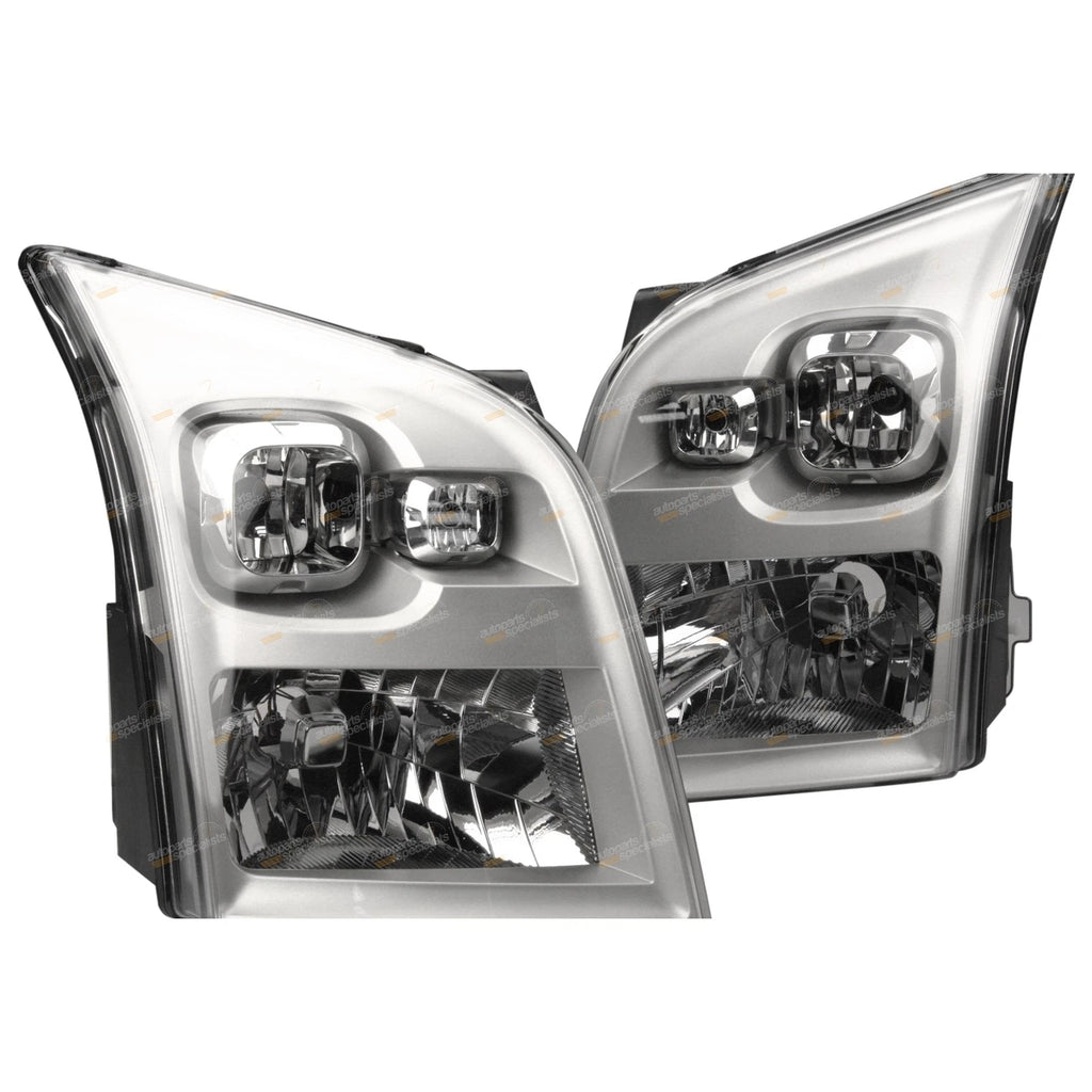 Headlights Left+Right Pair for Ford Transit Van (2006–) LHS RHS