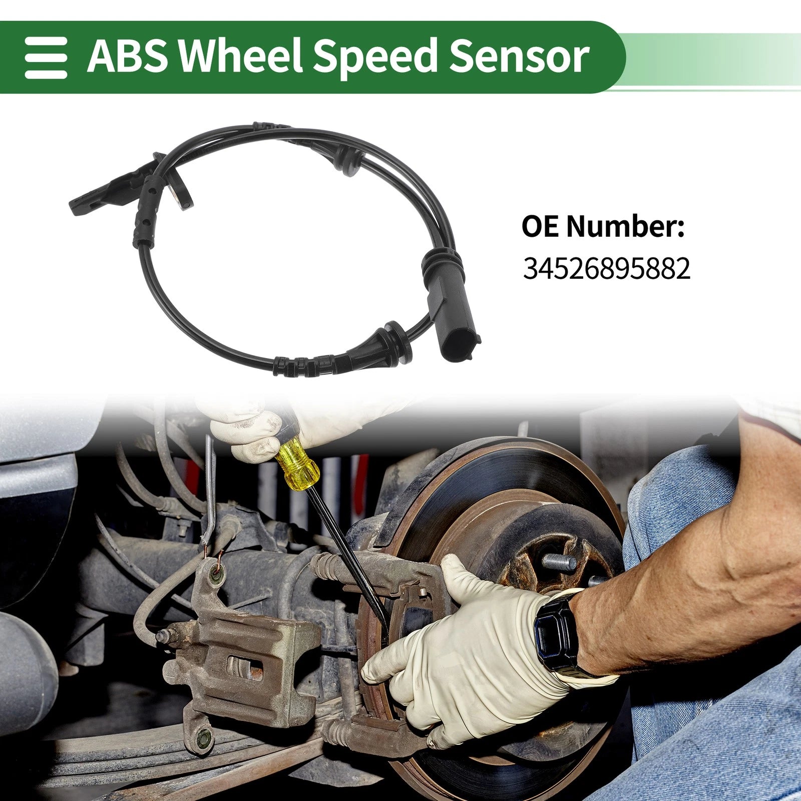 ABS Wheel Speed Sensor Replacement for BMW X1 (2019–2021) Left Rear