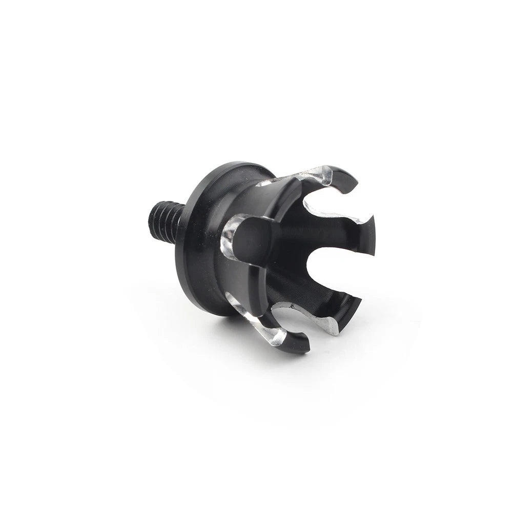 Rear Seat Bolt Tab Screw Mount for Harley (1996–Present) Black/White
