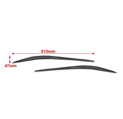 Headlight Eyebrows Eyelids Cover Trim for Alfa Romeo Giulia (2015–2024)