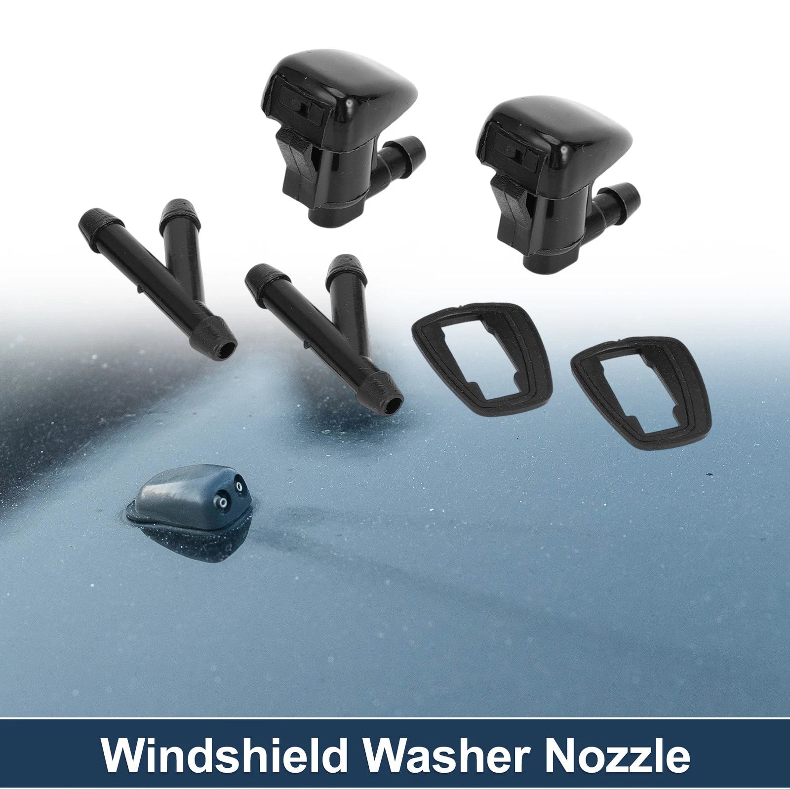 Windshield Washer Nozzle with Hose Connector for Toyota Prius (2010–2015)