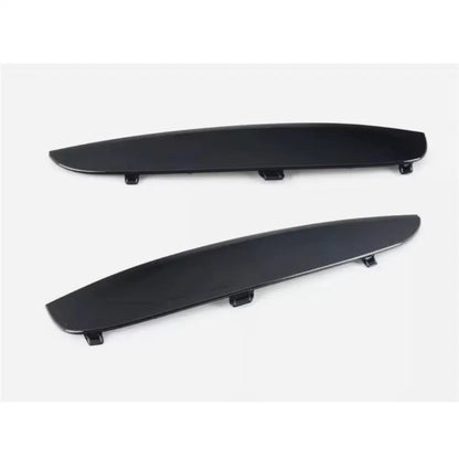 2x Gloss Black Side Fender Air Duct Flow Grille Vent Trims For BMW X6 2015-2019
