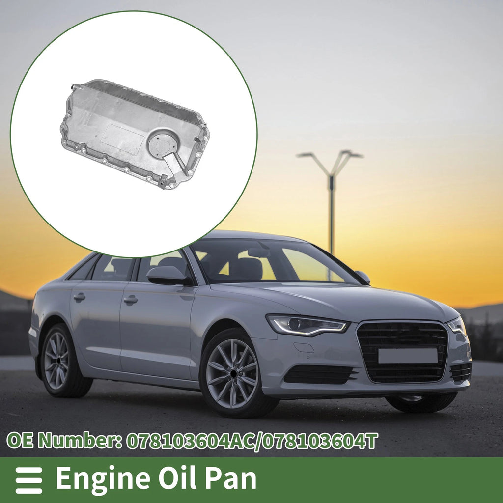 Engine Oil Pan Replacement for Audi A6 Quattro (2014–2018) Aluminum