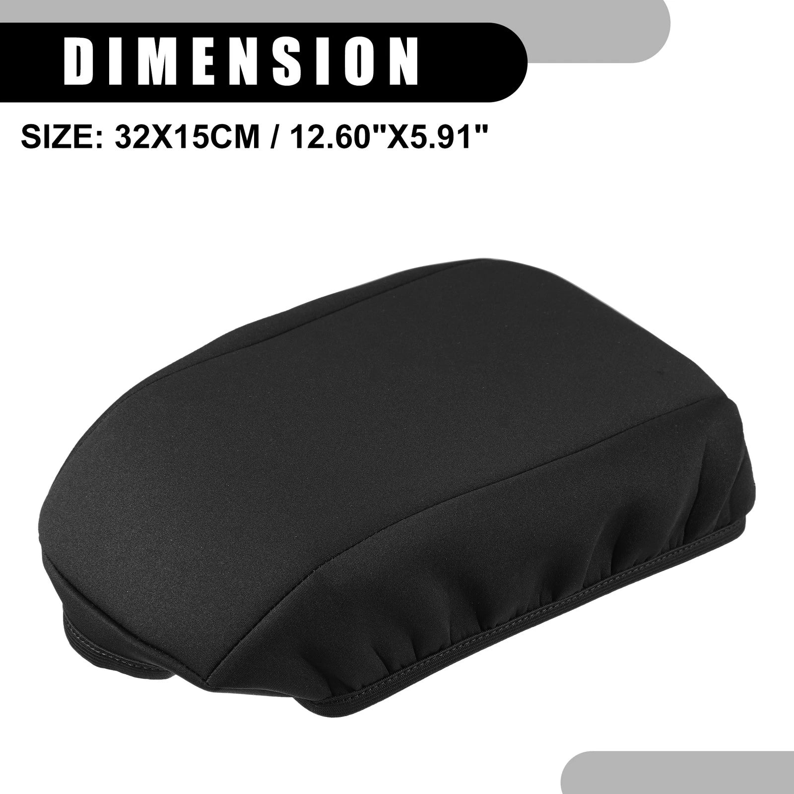 Center Console Armrest Cover for Ford Escape (2017–2019) Black
