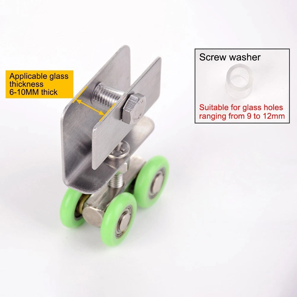 Nylon Wheel Castors for Shower Door Roller (Heavy Load Capacity)