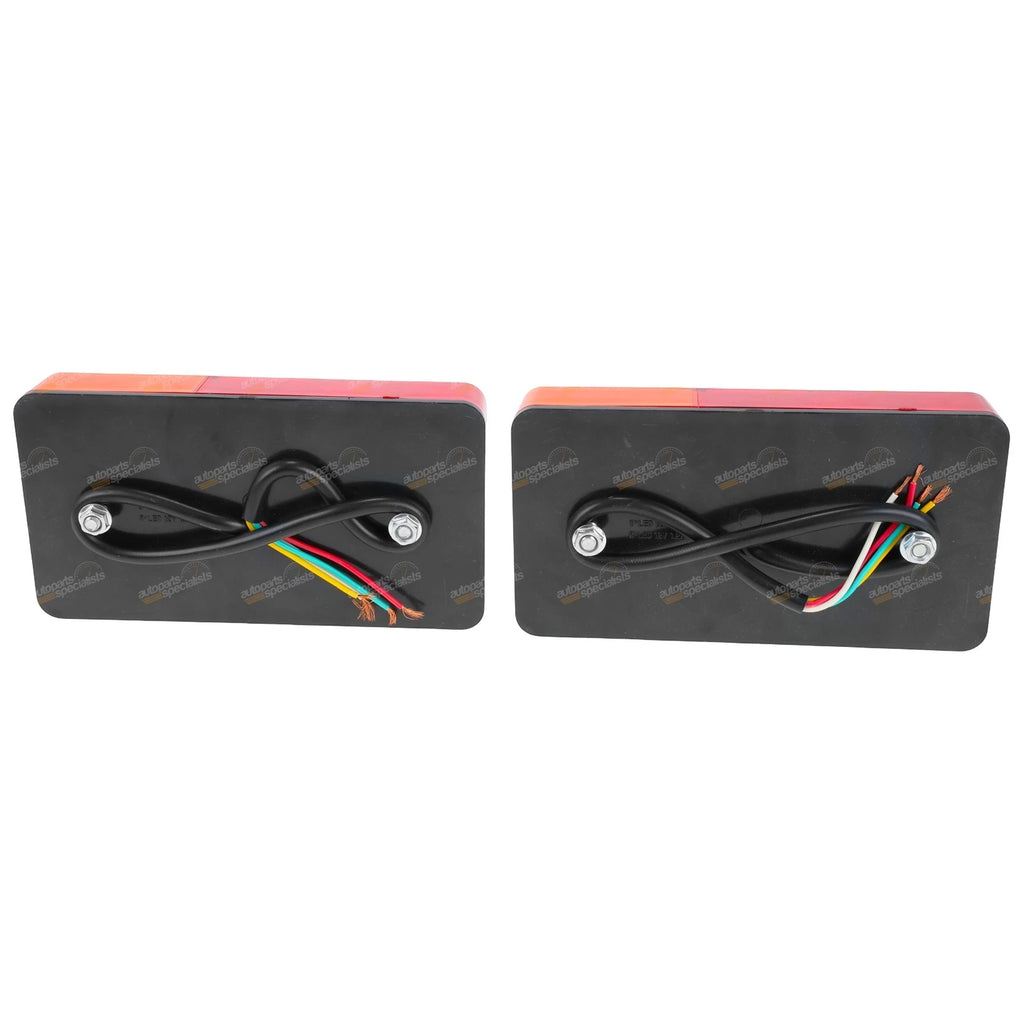 2X LED Trailer Tail Lights Assemblies Kit for