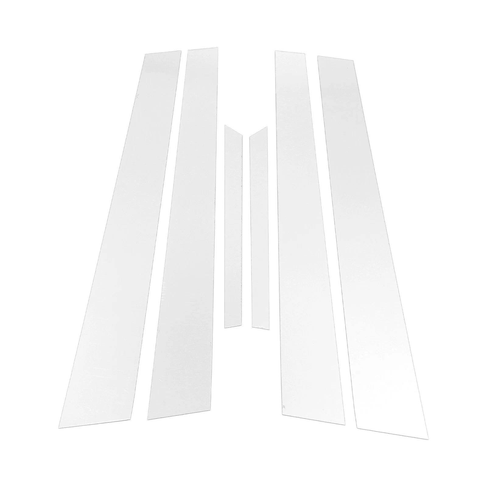6 Pcs Door Pillar Window Trim Replacement for Honda Accord (1998–2002)