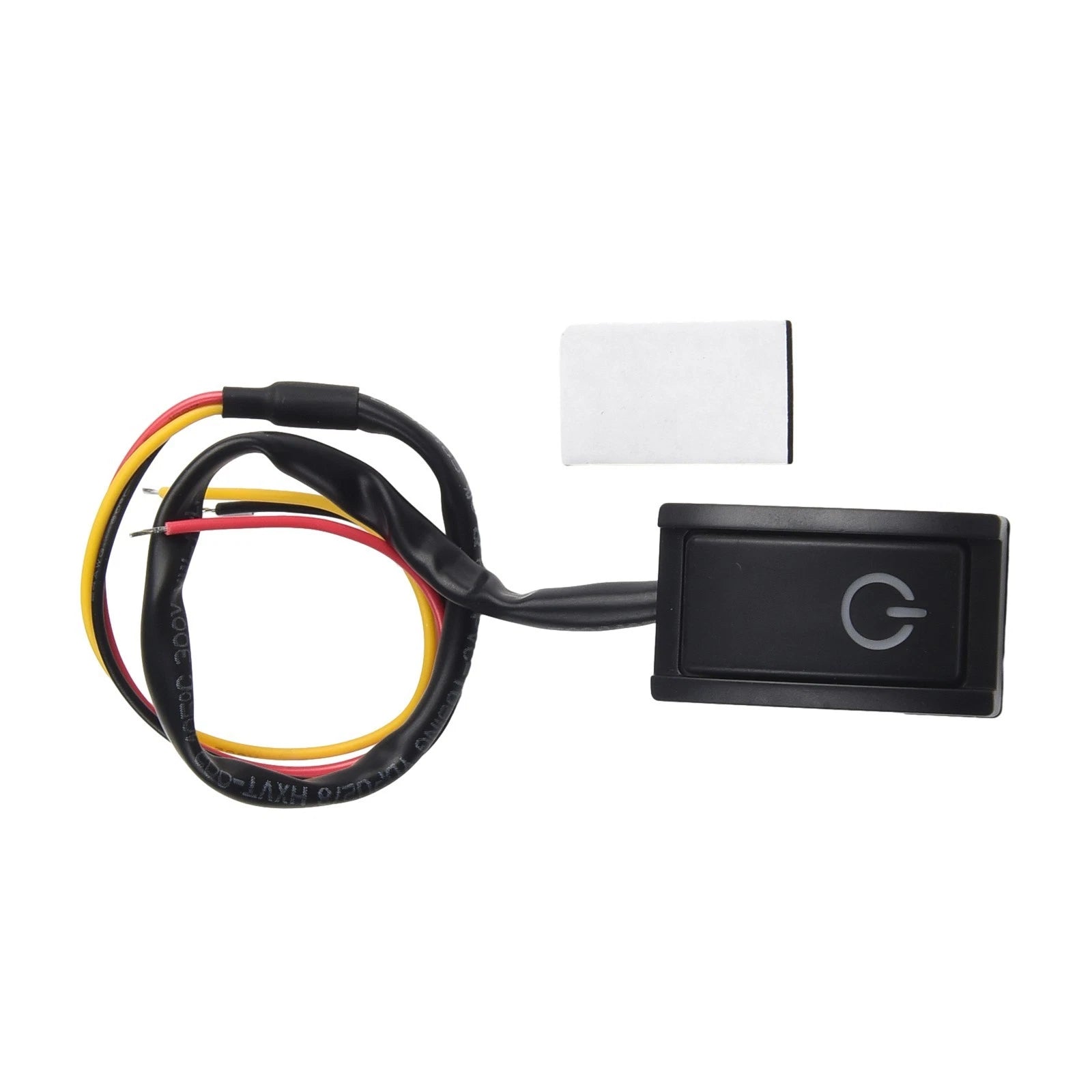 LED Push-Button Latching Switch for Car DC12V (200mA, 2.4W)