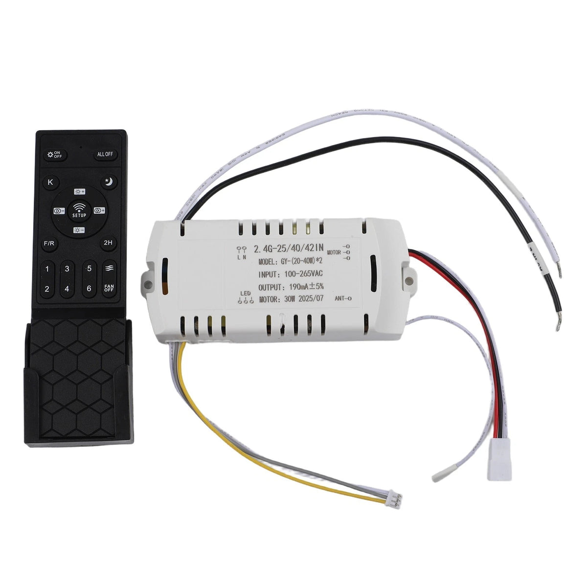 Invisible Fan Light Remote with Receiver and DC Inverter Controller