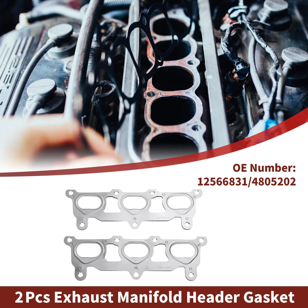 Exhaust Manifold Header Gasket 2 Pcs for Chevrolet Captiva (2006–2022)