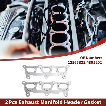 Exhaust Manifold Header Gasket 2 Pcs for Chevrolet Captiva (2006–2022)