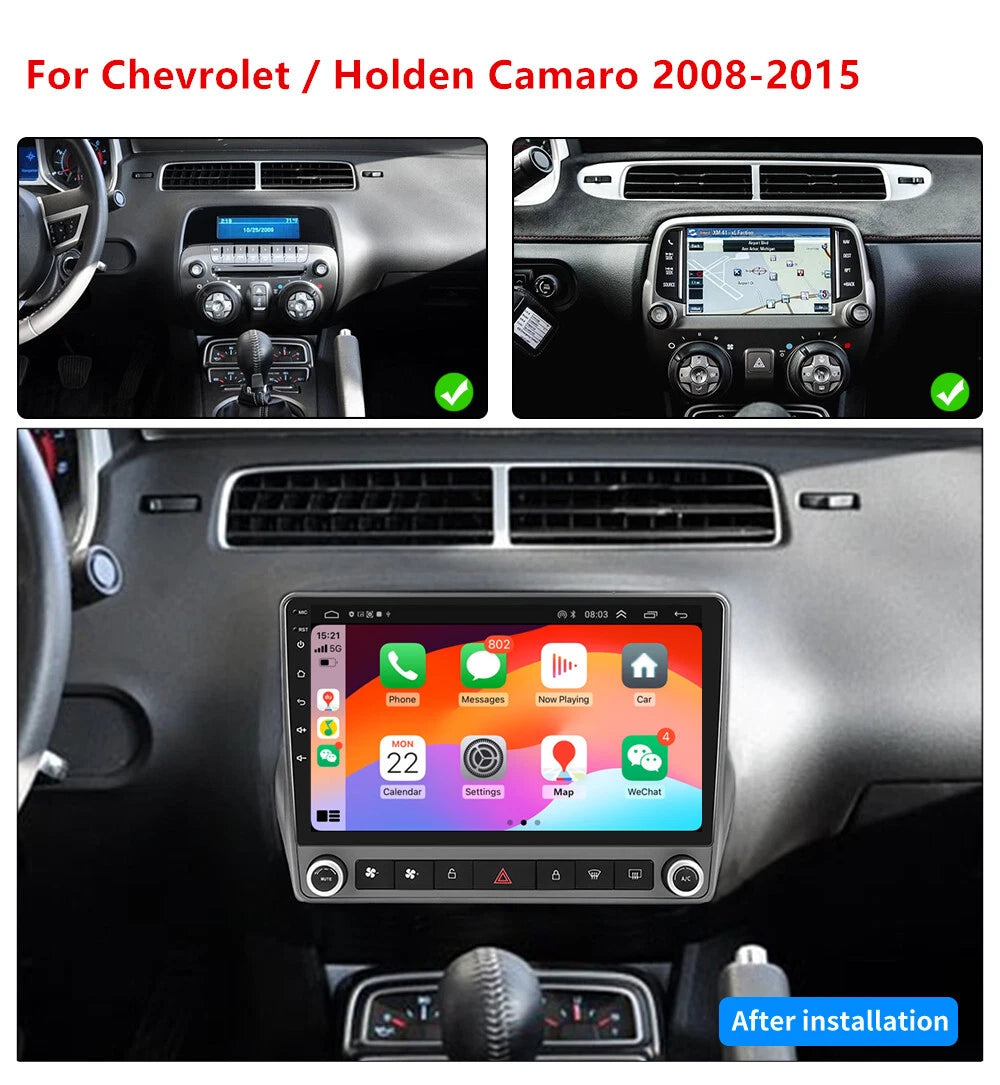 9'' Android 13 Stereo Radio for Chevrolet Camaro (2008–2015)
