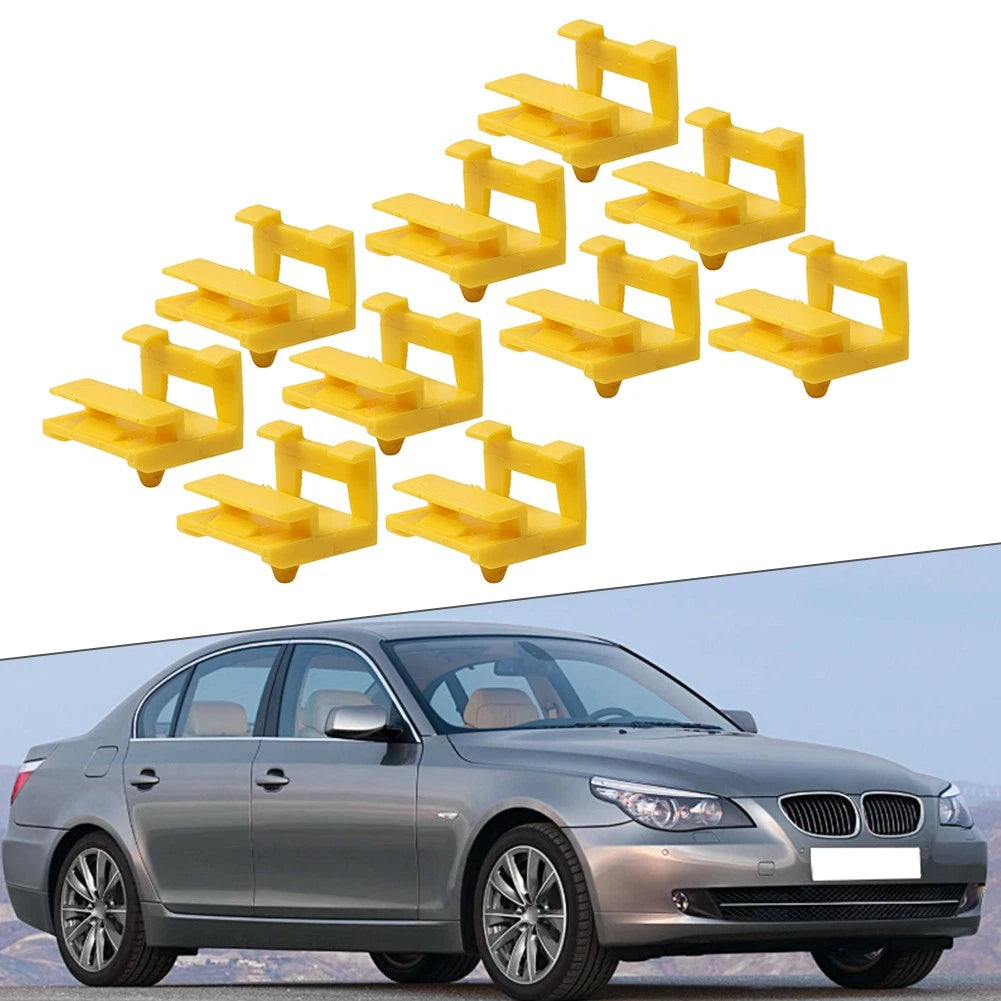 10Pcs Sill Side Skirt Trim Clips for BMW E60 E61 E92 E93 (2007–2013)