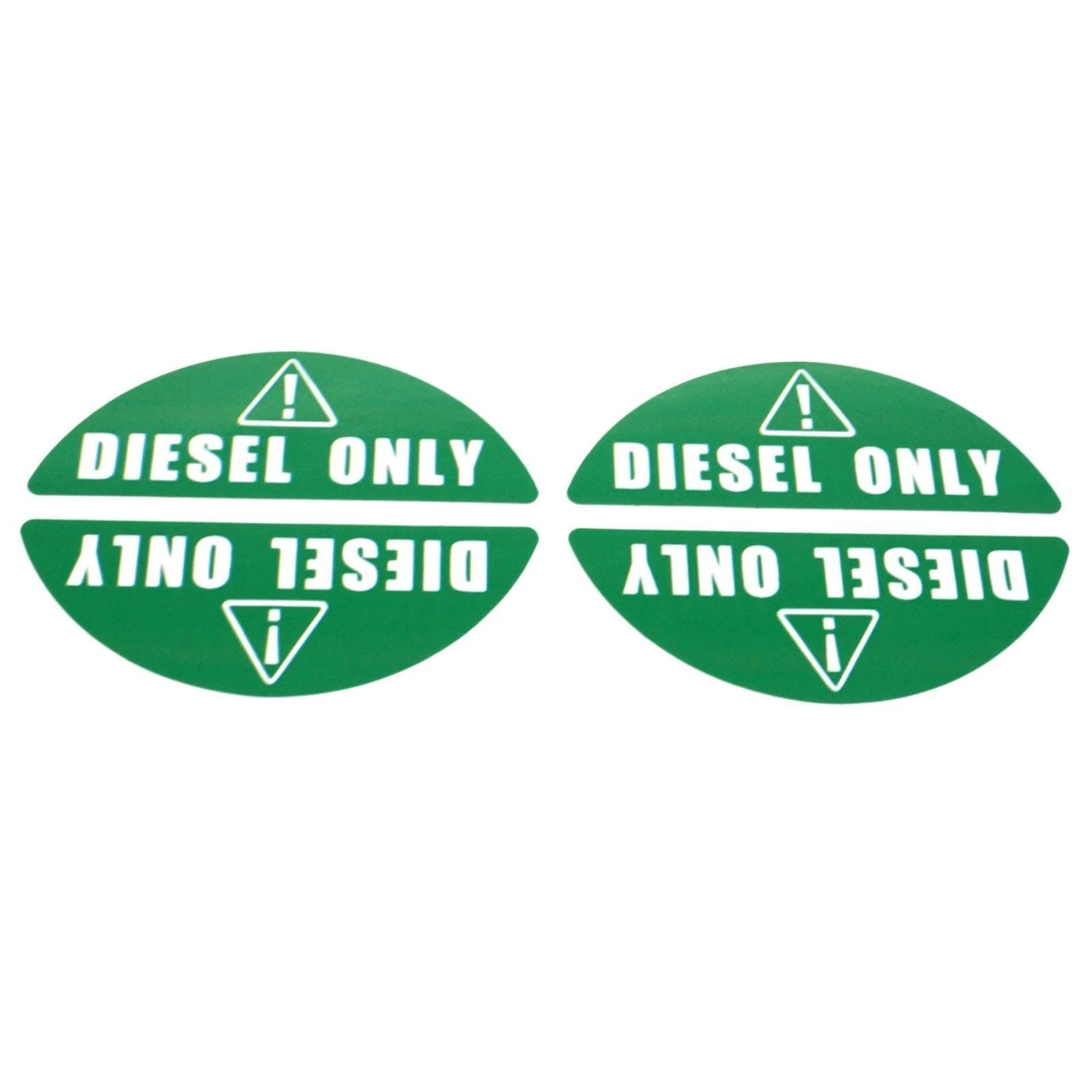 Diesel Only Sticker for Gas Cap (Green) - Diesel Label Fuel Caps