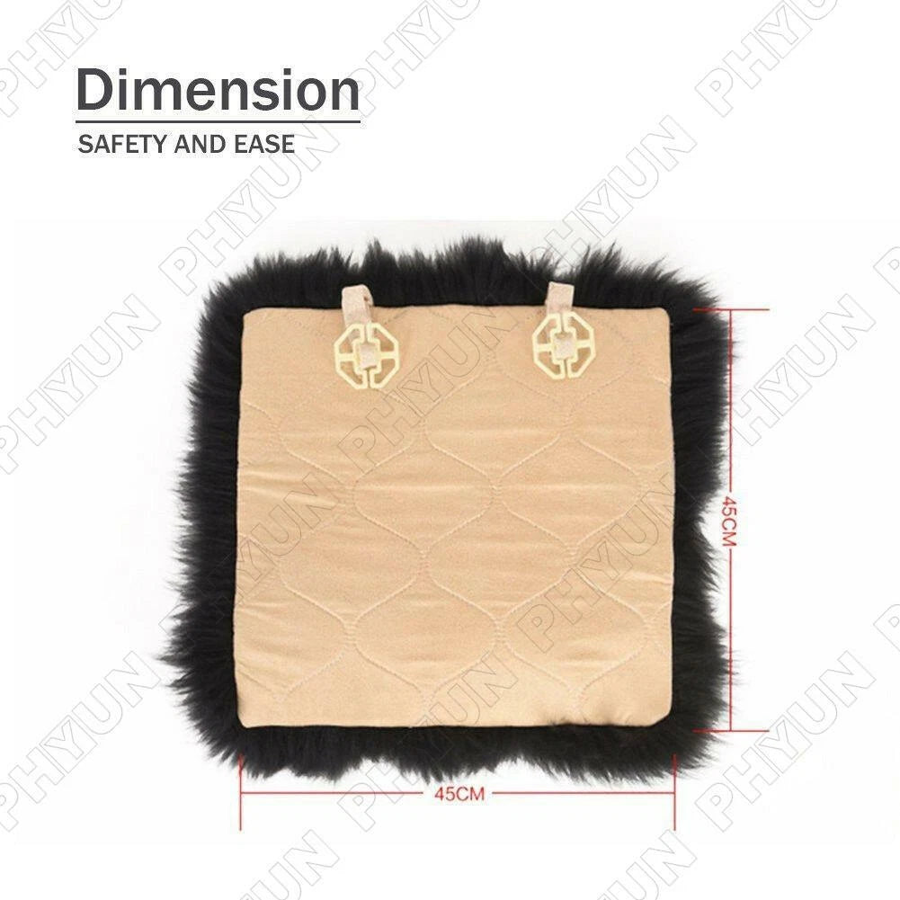 Car Seat Cover Cushion Mat for Universal Vehicles (45x45cm)