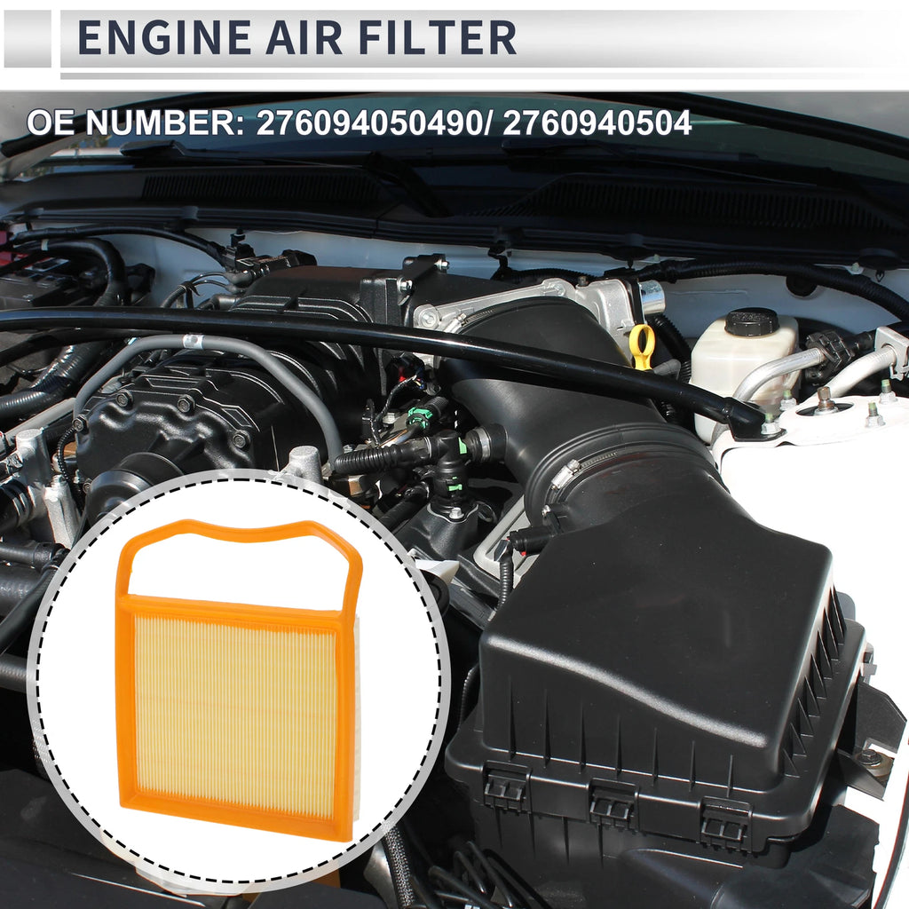 Engine Air Filter Replacement for Mercedes-Benz S450 V6 (2018–2018)