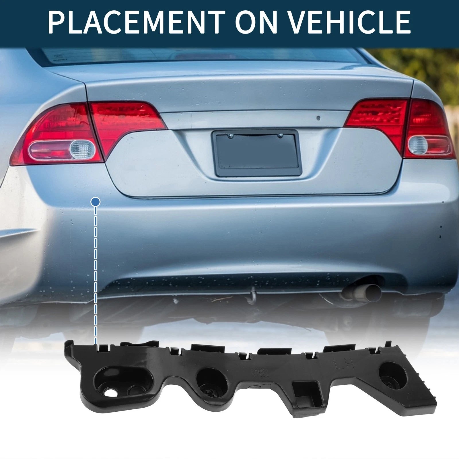 Left Rear Bumper Retainer Bracket for Mazda CX5 (2013–2016)