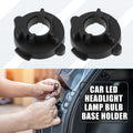 H7 LED Headlight Bulb Base Holder Pair for Hyundai Azera (2006–2011)