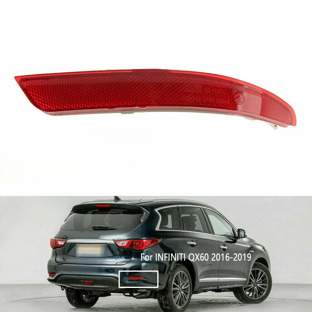 Right Passenger Rear Reflector Light Bumper for INFINITI QX60 (2016–2019)