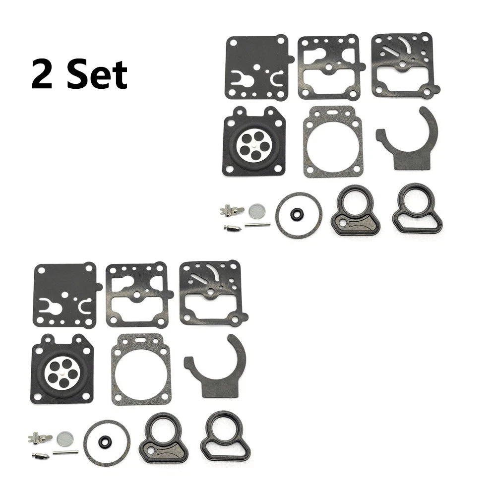 Set of 2 Carburetor Gasket Repair Kit for Walbro K10-WZ K1-WZ WZ Series