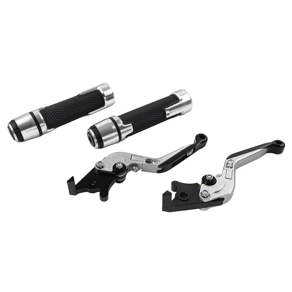 Folding Clutch & Brake Lever Set for Honda CB1100 (2013–2020) Silver