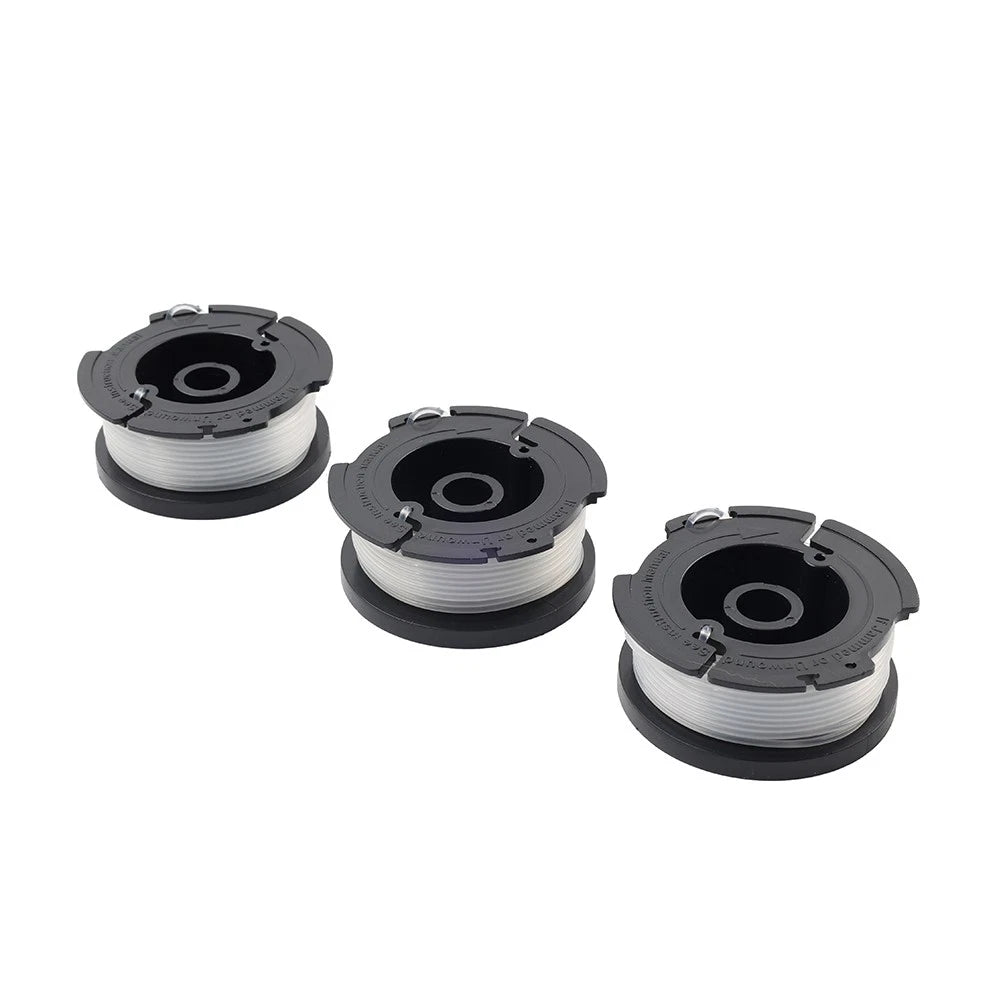 3X Autofeed Strimmer Spool and Line for Black Decker Trimmer