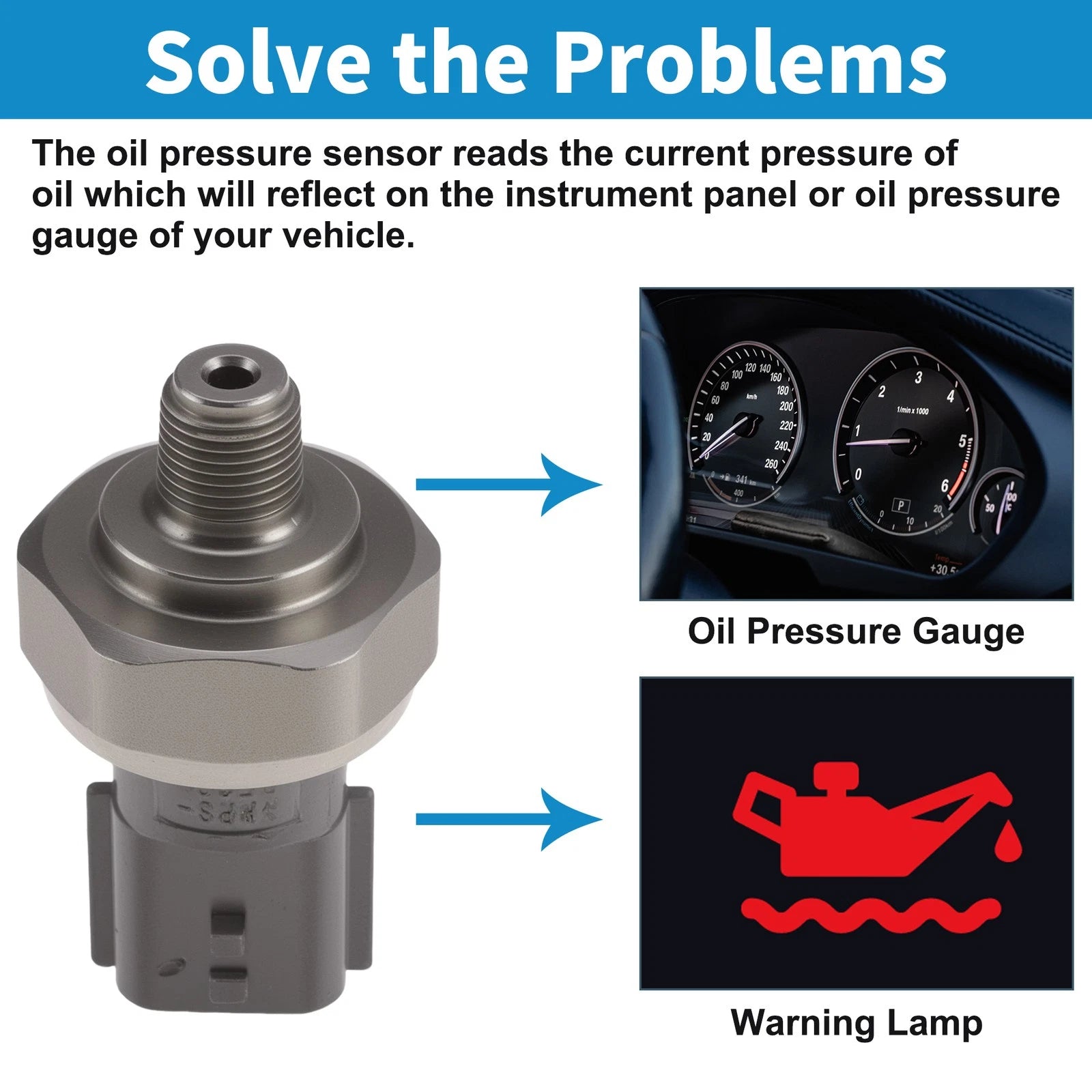 Engine Oil Pressure Sensor No.250705TA0A for Nissan Altima (2013–2014)