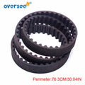 Timing Belt for Yamaha Outboard 25-70HP (6C5-46241, 6C5-46241-00)