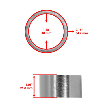 Muffler Connector Gasket for Suzuki GSX-R1000 GSXR1000 (2012–2016)