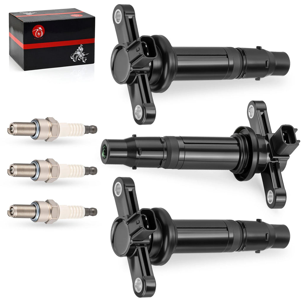 3X Ignition Coil & 3X Spark Plugs for Yamaha YXZ1000R (2016–2024)