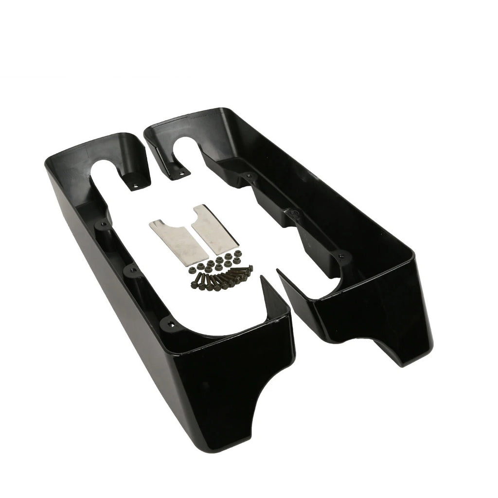 4" Stretched Extended Saddlebag Extensions for Harley Touring (1994–2013)